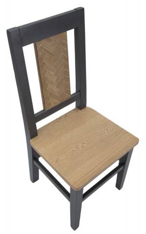 Set 2 scaune dining din MDF si lemn de brad, 44 x 44 x 96 cm, Male Mauro Ferreti - Img 2