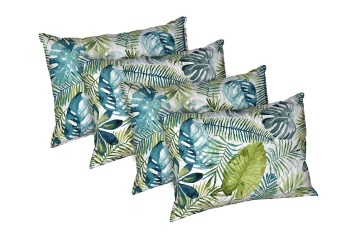 Set 4 perne Jungle, microfibra matlasata Alcam, 50x70 cm - Img 1