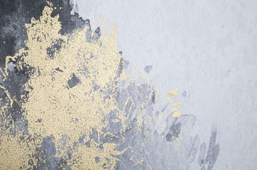 Tablou decorativ multicolor din lemn de Brad si panza, 80x3x120 cm, Gold Dancer Mauro Ferretti - Img 3