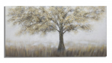 Tablou multicolor din lemn de pin si panza, 140 x 3,8 x 70 cm, Dark A Mauro Ferreti - Img 1