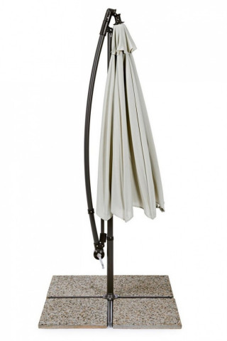 Umbrela de gradina crem din poliester si metal, ∅ 300 cm, Texas Bizzotto - Img 3