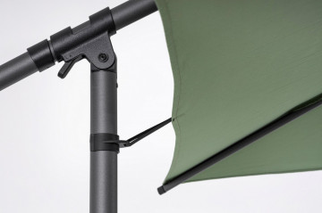 Umbrela de gradina verde olive din poliester si metal, ∅ 300 cm, Tropea Bizzotto - Img 11