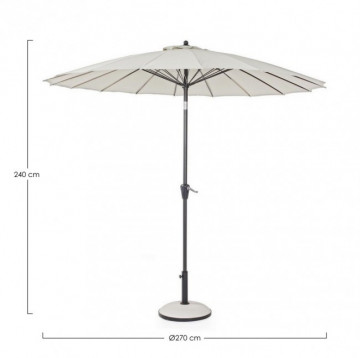Umbrela de soare, crem, diam. 270 cm, Atlanta, Yes - Img 2