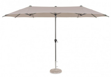 Umbrella de soare dubla, antracit, 200x400 cm, Brasil, Yes - Img 1