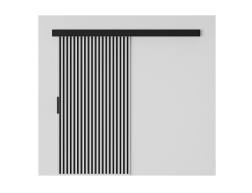 Ușă glisantă Perion – 106x1.6x205 cm – Alb / Negru