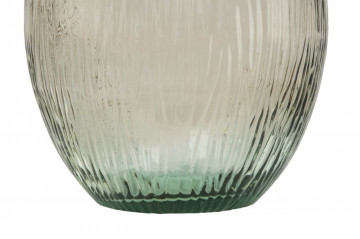 Vaza decorativa transparenta din sticla reciclata, ø 34 cm, Slim Mauro Ferreti - Img 2