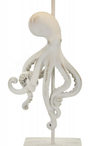 Veioza alba din polirasina, ø 30,5 cm, Octopus Mauro Ferreti - Img 2