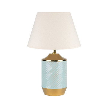 Veioza multicolora din ceramica, ø 30 cm, soclu E27, Max 40W, Cape Town Mauro Ferreti