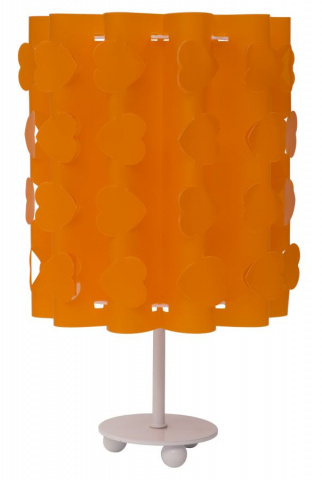 Veioza portocalie din plastic, ø 19 x h31 cm, Cuori Mauro Ferreti - Img 1