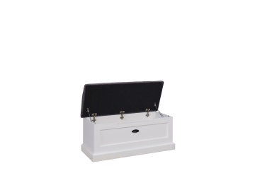 Băncuță GALINEO 02 – 100x42x41 cm – Alb Spirit 4 – fotografie comercială a produsului
