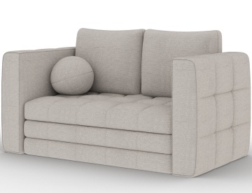 Canapea Kastol , gri chenille extensibil, 137x71x74 cm – Soreli 04 - Img 4