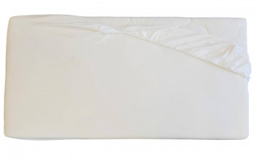 Cearceaf de pat Bumbac alb bebelusi si copii, cu elastic, 135x65 - Img 7
