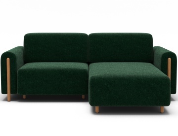 Colțar Acossta extensibil, 244x154x95 cm, orientare dreapta – Amore 35