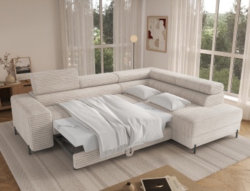 Colțar Colesio extensibil, 274x200x93 cm, orientare dreapta – Modullo 01 – fotografie de prezentare suplimentară