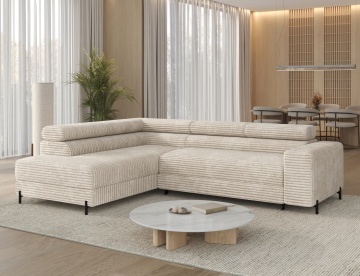 Colțar Colesio extensibil, 274x200x93 cm, orientare stânga – Modullo 18 – imagine de ansamblu a produsului