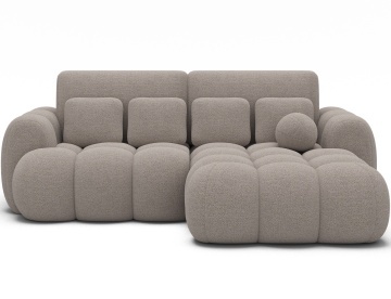 Colțar Covelion extensibil, 260x167x105 cm, orientare dreapta – Royal 18