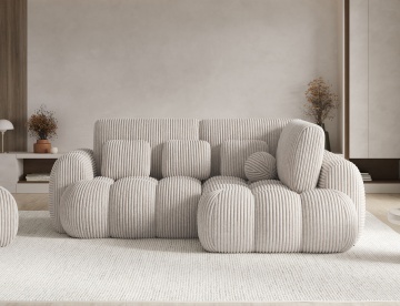 Colțar Cozion extensibil, 267x165x105 cm, orientare dreapta – Modullo 01 - Img 3