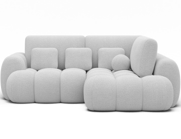 Colțar Cozion extensibil, 267x165x105 cm, orientare dreapta – Royal 01