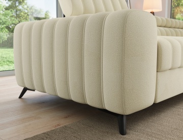 Colțar Kanedo extensibil, 269x204x86 cm, orientare dreapta – Monolith 04 – prezentare de produs din alt cadru