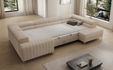 Colțar Louis extensibil, 347x202x92 cm, orientare dreapta – Jarell 18 – imagine de catalog suplimentară
