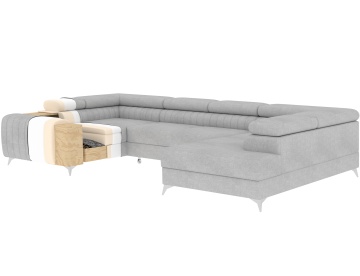Colțar Louis extensibil, 347x202x92 cm, orientare dreapta – Sawana 14 – imagine alternativă de prezentare