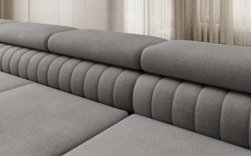 Colțar Louis extensibil, 347x202x92 cm, orientare stânga – Monolith 85 – imagine secundară de catalog