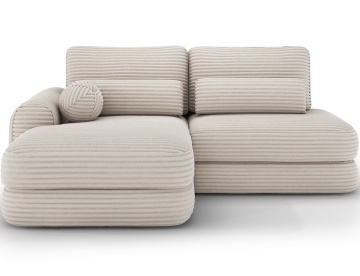 Colțar Ripeli extensibil, 217x175x96 cm, orientare stânga – Modullo 01