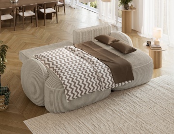 Colțar Tesalia extensibil, 247x150x93 cm, orientare dreapta – Modullo 18 - Img 7