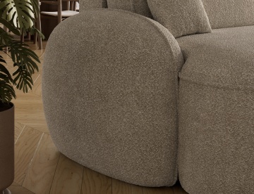 Colțar Tesalia extensibil, 247x150x93 cm, orientare dreapta – Royal 18 - Img 9