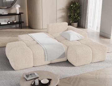 Colțar Vittario extensibil, 227x170x95 cm, orientare dreapta – Modullo 01 - Img 7