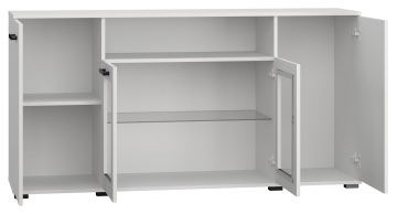 Comodă Frazio – 160x40x83 cm – Alb - Img 2