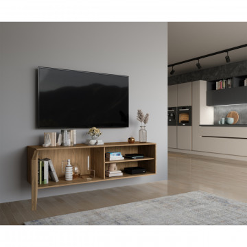 Comodă TV Entsian 150 wall-mounted Media cabinet Artisan Oak - Img 4