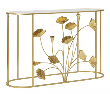 Consola aurie din metal, 120x40x80 cm, Flow Mauro Ferretti