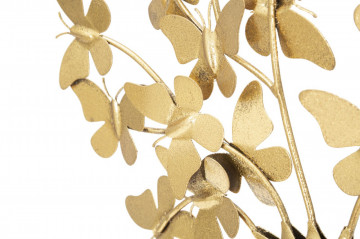 Decoratiune arbore cu fluturi auriu din metal, 30x8x31 cm Daisy Mauro Ferretti - Img 5