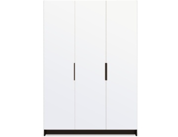Dulap Mirtillo ELTAP, 3 uși, 3 oglinzi, 150×60×216 cm, negru