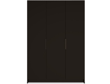Dulap Mirtillo ELTAP, 3 uși, fără oglindă, 150×60×216 cm, negru
