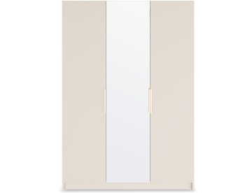 Dulap Mirtillo ELTAP, 3 uși, oglindă, 150×60×216 cm, cașmir