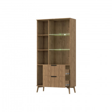 Dulapuri și vitrine Entsian 100 display cabinet Artisan Oak - Img 2