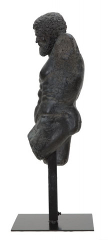 Figurina decorativa neagra din polirasina, 26x22x57,5 cm, Museum Man Mauro Ferretti - Img 3