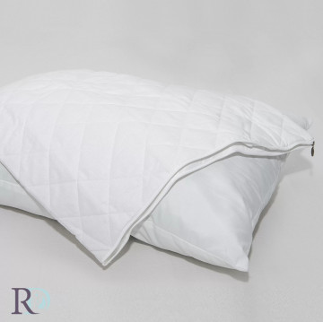 Husa protectie pentru perne, 50x70 cm, 100% bumbac, alb, Roxyma Dream