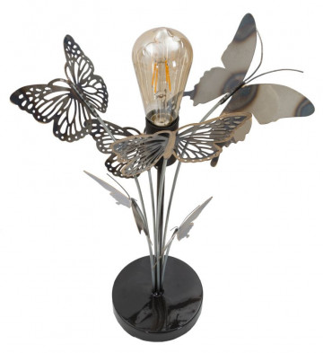 Lampa multicolora din metal, Soclu E27 Max 40W, ∅ 32 cm, Butterflies Mauro Ferretti - Img 4