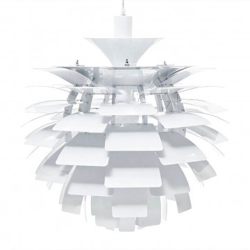 Lampa suspendata Pineapple B, Soclu E27, alb, Max 60W, Kelektron - Img 1