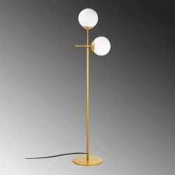 Lampadar Mudoni MR - 955, Opviq, 34 x 174 cm, 2 x E27, 100W, auriu - Img 5