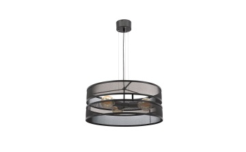 Lustre suspendate Orabela – Negru – imagine secundară de catalog