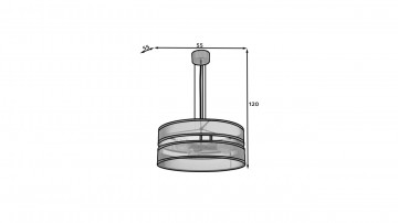 Lustre suspendate Orabela – Negru – prezentare vizuală a produsului
