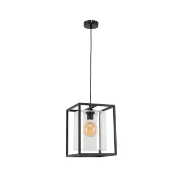Lustre suspendate Quadratus – Negru – cadru vizual suplimentar al produsului