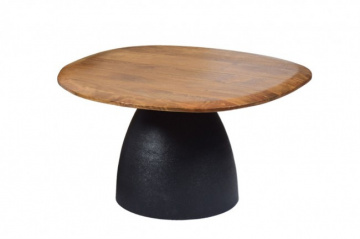 Masă de cafea, culoare lemn natural, D86 cm, Stanley, Bizzotto