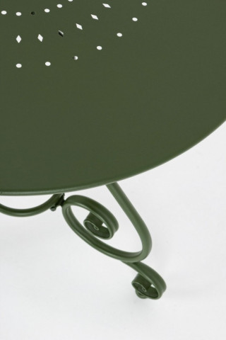 Masă metalica, verde, Ø70 cm, Etienne, Yes - Img 3