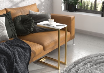 Culoare: Auriu / Alb – imagine 100760937