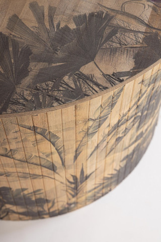 Masuta de cafea finisaj natural din Bambus, ∅ 58 cm, Nariko Bizzotto - Img 5